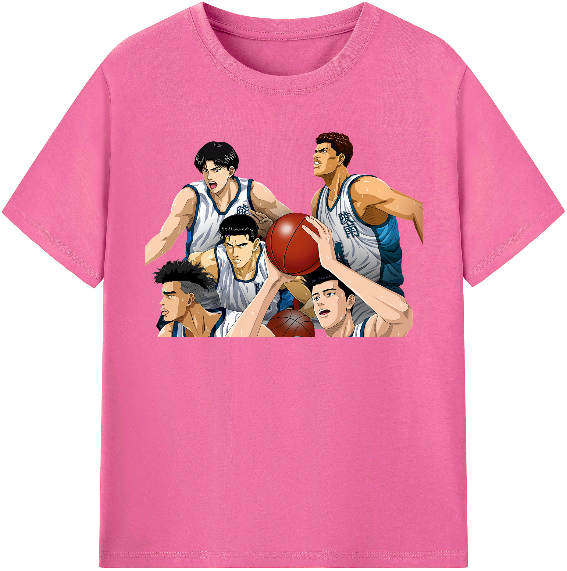 （画像用） SLAM DUNK／スラムダンク レディースカジュアルプリントTシャツ（綿100％）